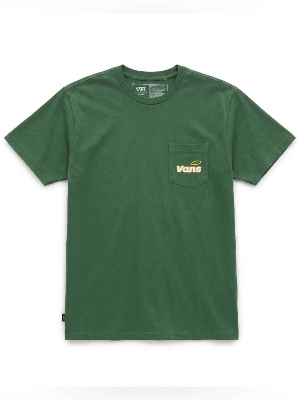Vans Forest Green Tee with Gold Logo